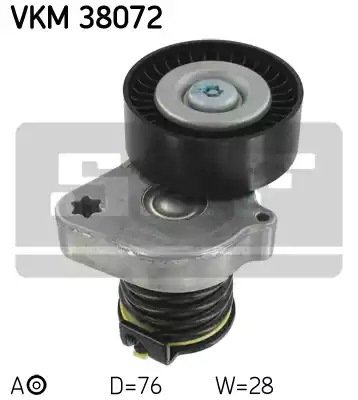 Ролик SKF VKM 38072